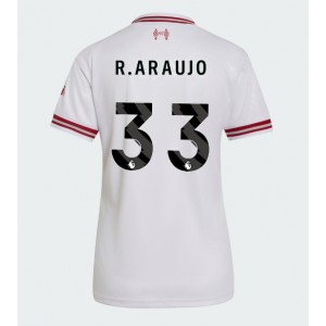 Liverpool Ronald Araujo #33 Jalkapallovaatteet Naisten Vieraspaita 2026-27 Lyhythihainen